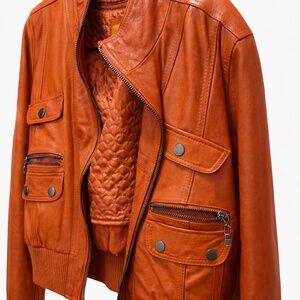 🔥 RARE Vintage Rocco Tuscani Genuine Leather Jacket – 3X UNISEX 🔥